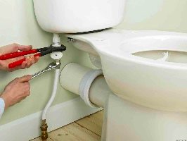 Установка унитаза Зима